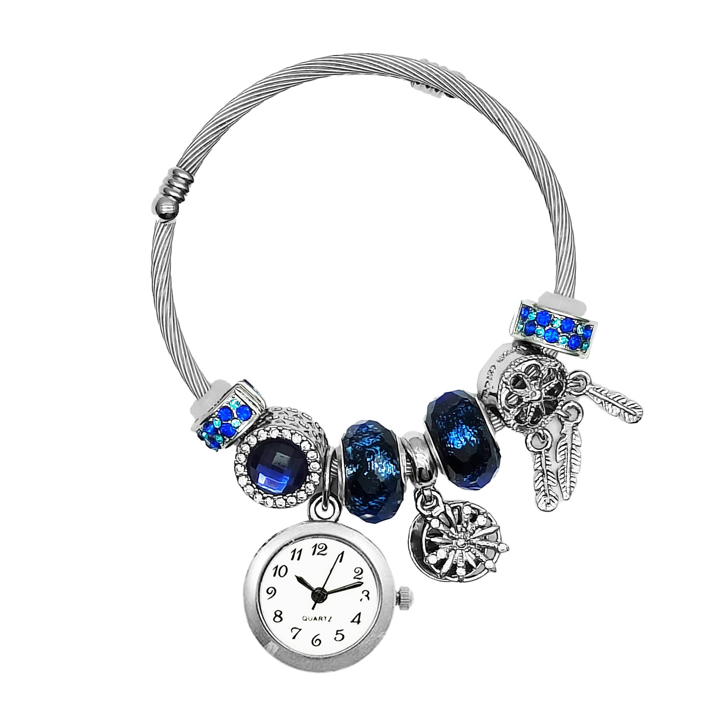 Reloj Mujer Dama Pulsera Acero Atrapasue