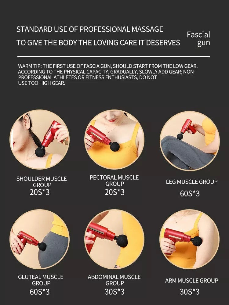 Pistola De Masajeador+ Tapete Electroest