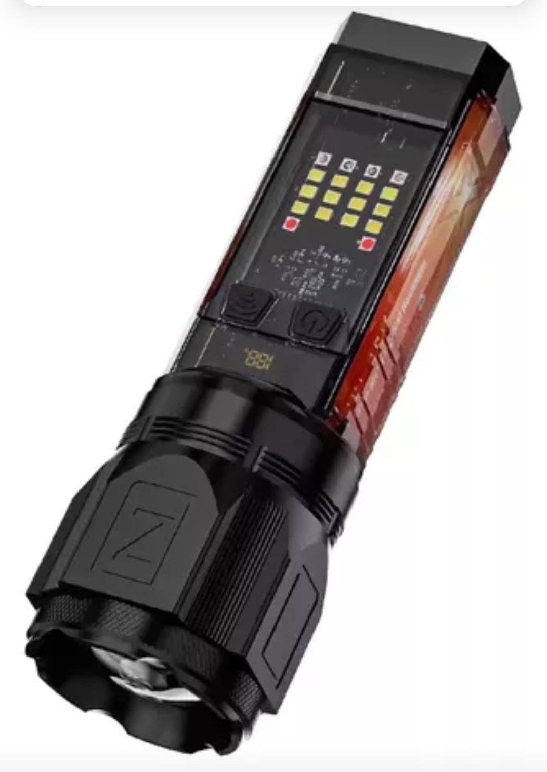 Linterna Tactica Solar Laser Led