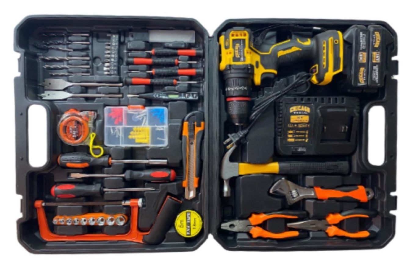 Taladro Inalambrico 36V Con Herramientas