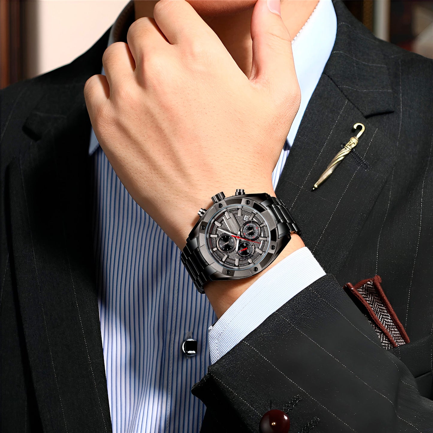 Reloj G-force H4027g Cronografo Funciona