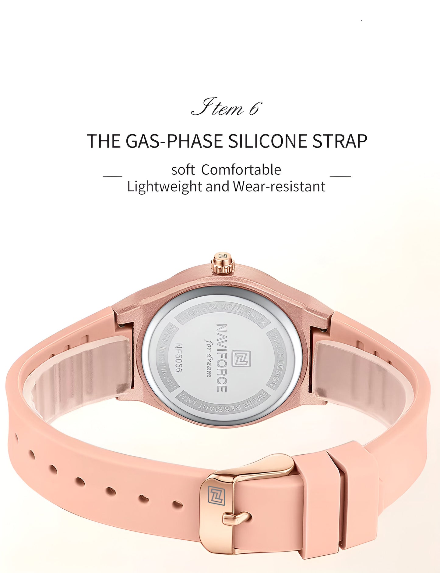 Reloj Naviforce Sport Nf5056 Mujer Goma