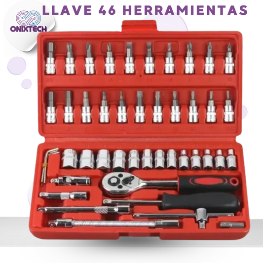 KIT DE LLAVES 46 HERRAMIENTAS