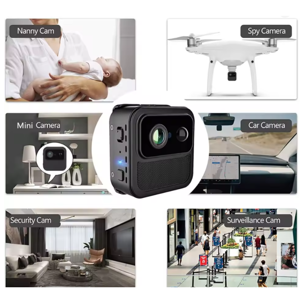 Mini Camara Wifi 4K Vision Nocturna 160